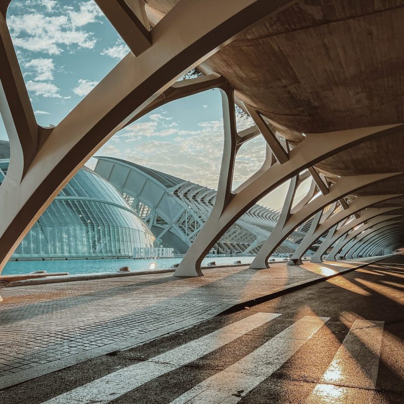 Modern architecture of Valencia